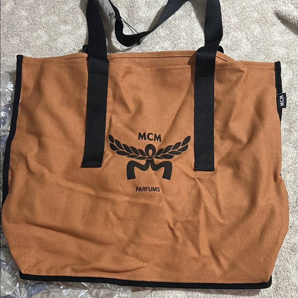 MCM Parfums Brown Tote Bag